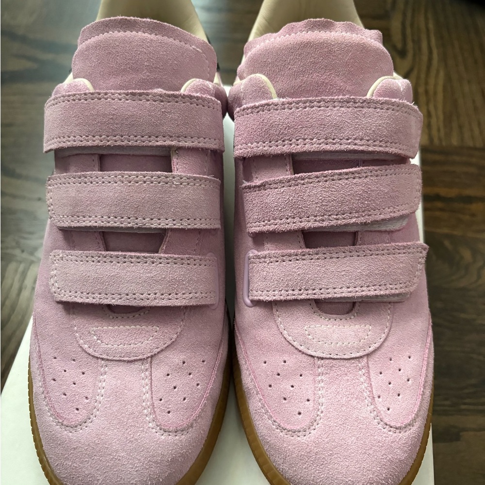 Isabel Marant Beth Sneaker in Pink/Silver - Picture 9 of 9